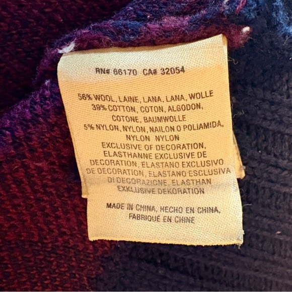 Anthopologie HWR Monogram Wool Blend Red Plaid Swing Cardigan Zip size Small - Picture 11 of 13